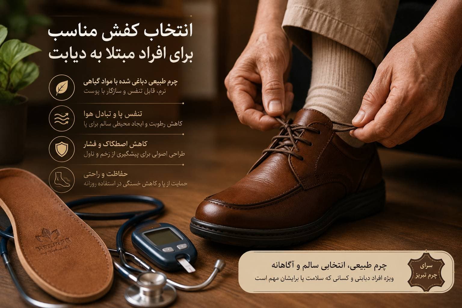 چرا انتخاب کفش مناسب برای افراد مبتلا به دیابت اهمیتی دوچندان دارد؟